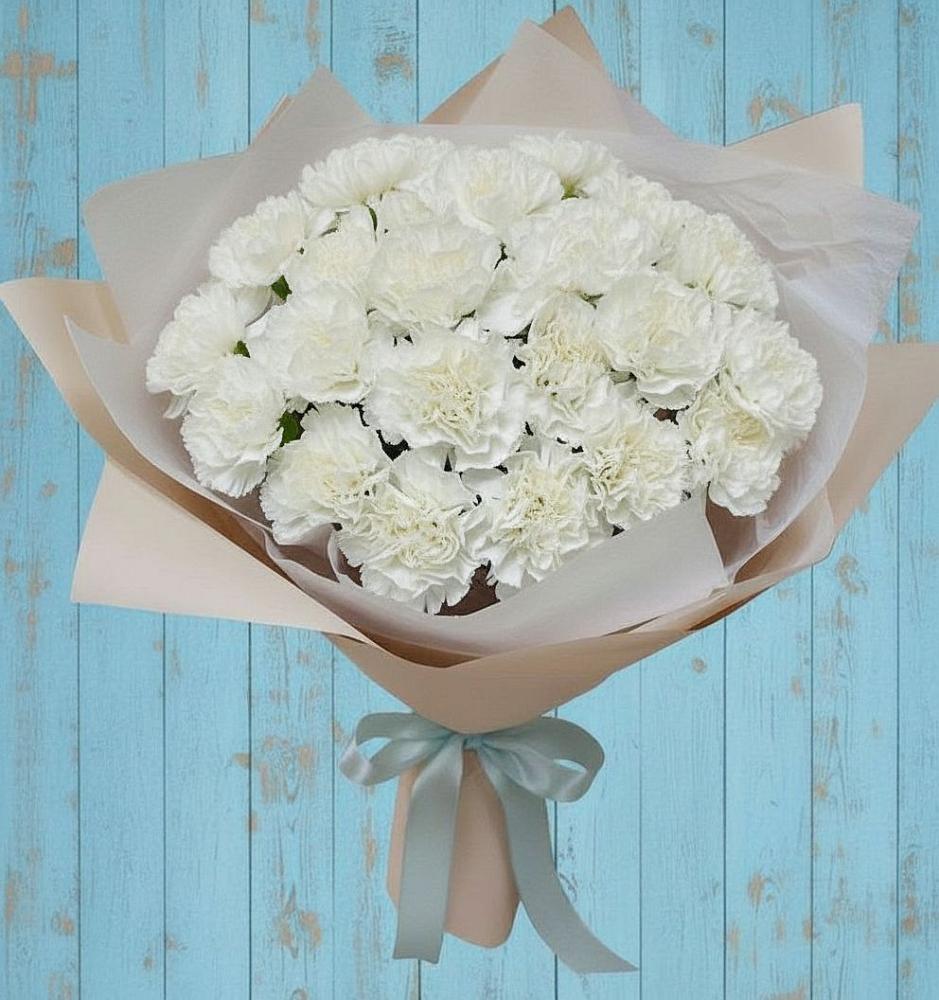 Букет цветов из: Гвоздики в Засечном