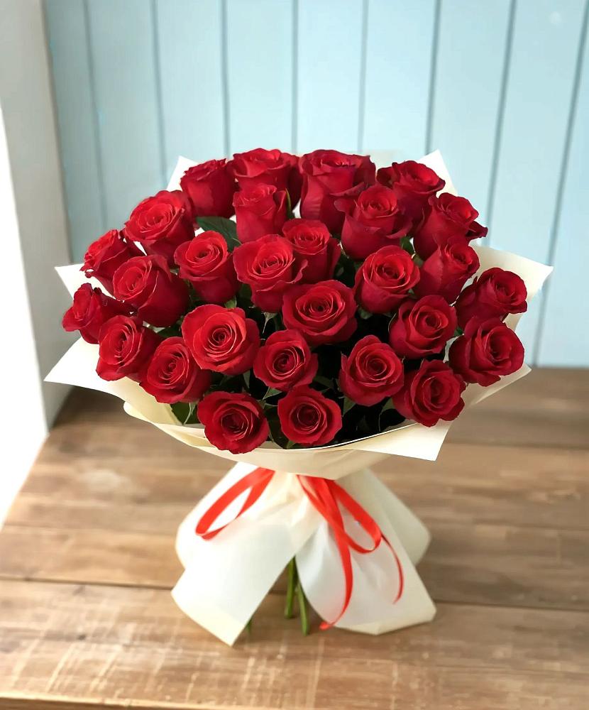 Букет 29 Красных роз в Засечном