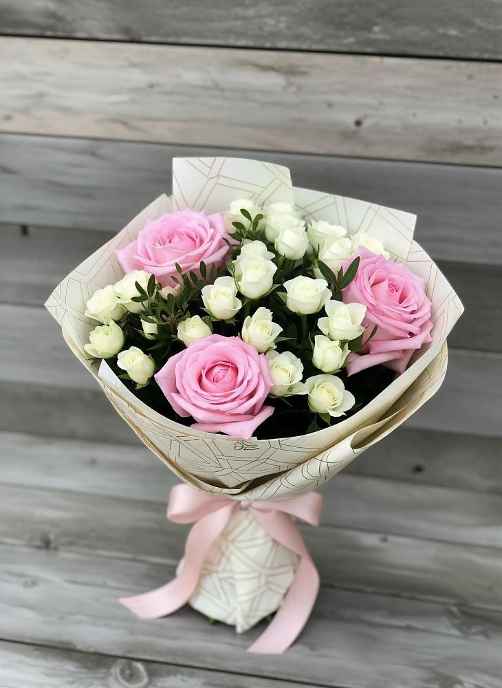 Букет цветов из: Розы в Засечном