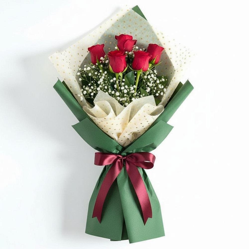 Букет цветов из: Розы в Засечном