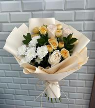 Букет цветов из:  Розы и Хризантемы #REPLACE_PRED# Засечном