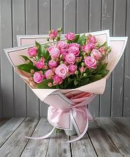 Букет Розовый кустик #REPLACE_PRED# Засечном