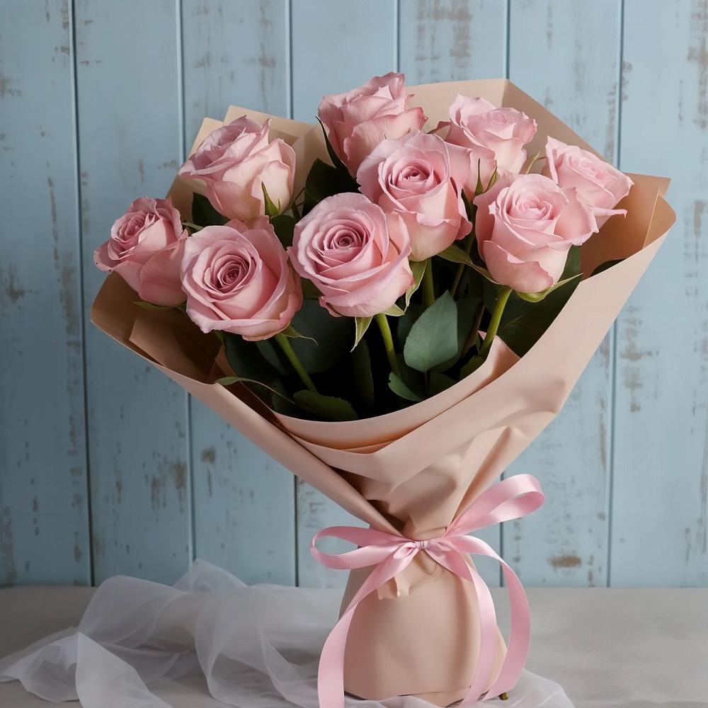 Букет цветов из: Розы в Засечном