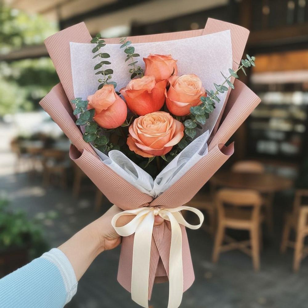 Букет цветов из: Розы в Засечном