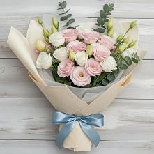 Букет цветов из:  Лизиантусы #REPLACE_PRED# Засечном