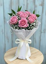 Букет цветов из:  Розы в Засечном
