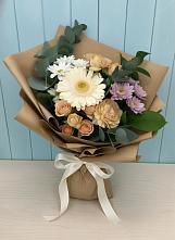 Букет цветов из:  Герберы и Хризантемы в Засечном