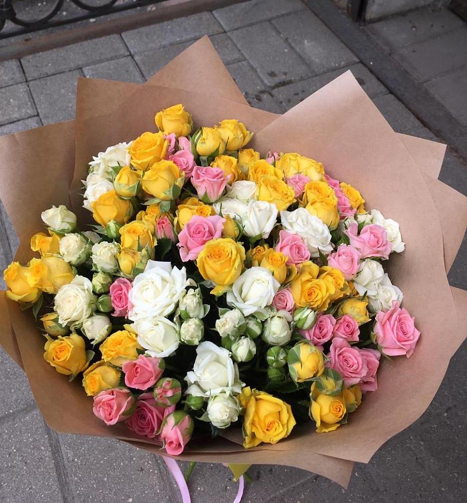 Букет цветов из: Розы в Засечном