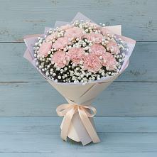 Букет цветов из:  Гвоздики в Засечном