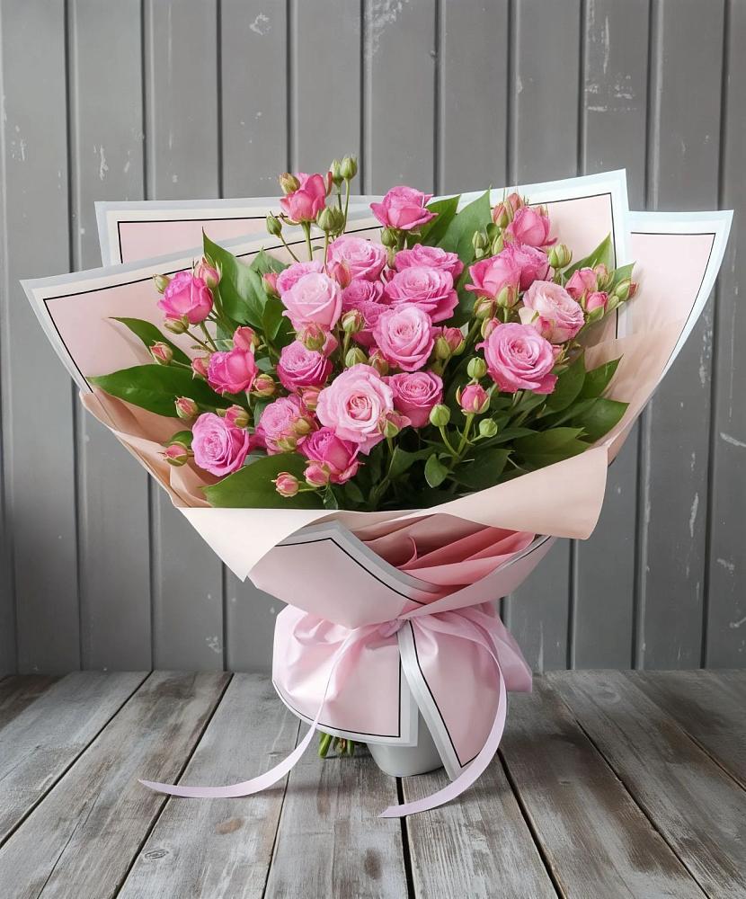 Букет Розовый кустик в Засечном