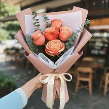 Букет цветов из:  Розы в Засечном