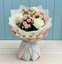 Букет цветов из:  Розы в Засечном