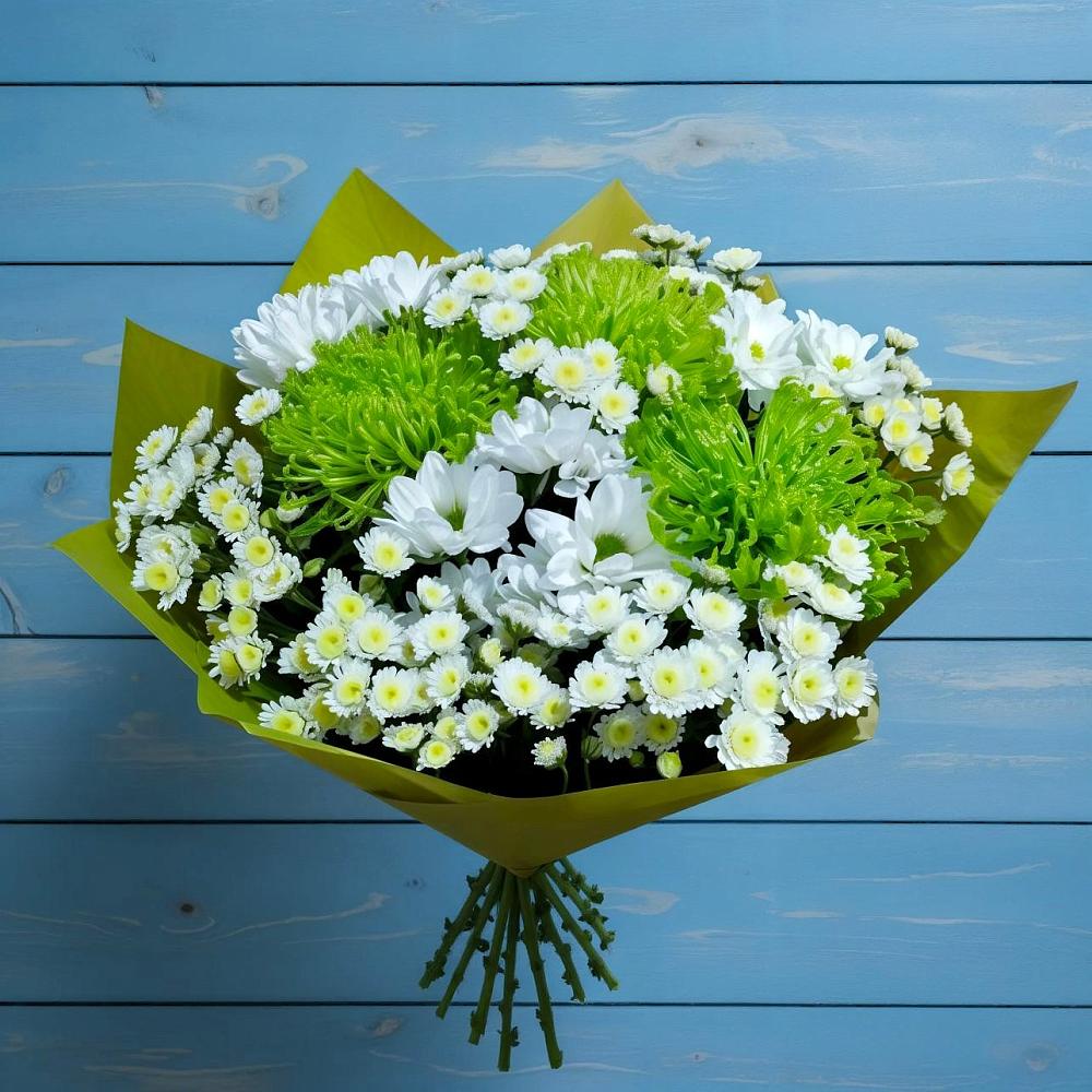 Букет цветов из: Хризантемы в Засечном