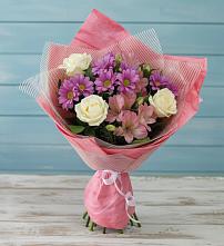 Букет цветов из:  Герберы в Засечном