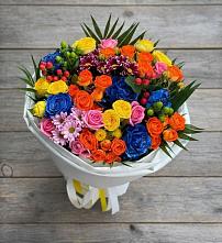 Букет цветов из:  Розы и Хризантемы в Засечном