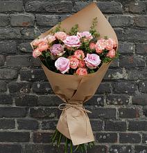 Букет цветов из:  Розы в Засечном