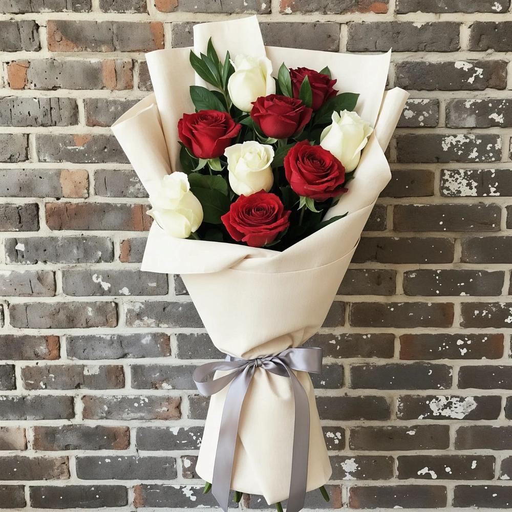 Букет цветов из: Розы в Засечном