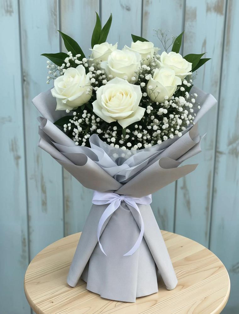 Букет цветов из: Розы в Засечном