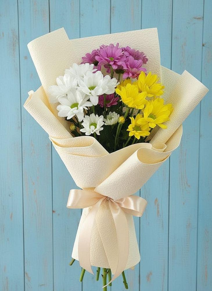 Букет цветов из: Хризантемы в Засечном