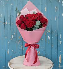 Букет цветов из:  Розы в Засечном