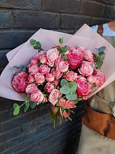 Букет цветов из:  Розы в Засечном