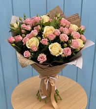 Букет цветов из:  Розы в Засечном