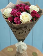Букет цветов из:  Розы в Засечном