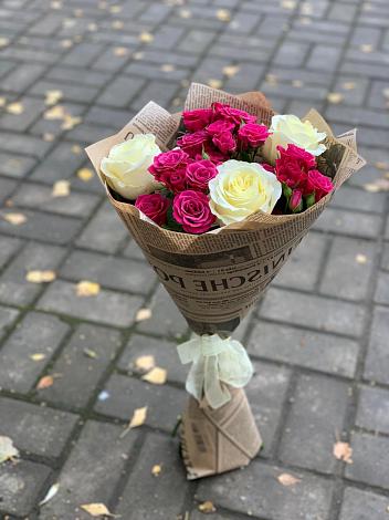 Букет цветов из: Розы в Засечном