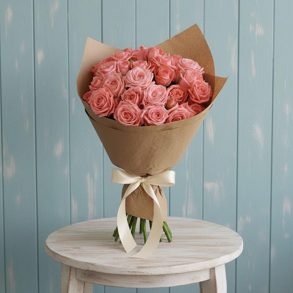 Букет цветов из: Розы в Засечном