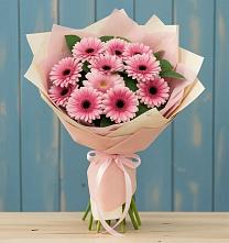 Букет цветов из:  Герберы в Засечном
