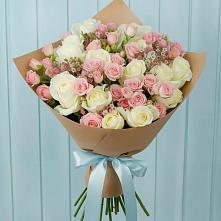 Букет цветов из:  Розы в Засечном