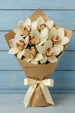 Букет цветов из:  Орхидеи и Розы в Засечном